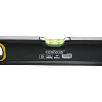 Nivella magnetica in alluminio, 800mm, con 3 bolle di livello e 2 manici, Crownman