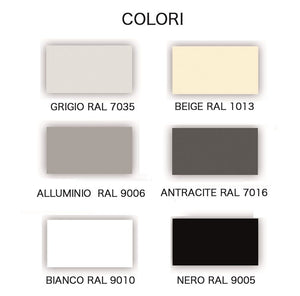 Armadio con top in melaminico e ante scorrevoli in vetro su gambette cm. 120x45x99H