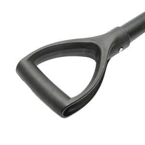 Pala in acciaio con punta affilata 21.5x29.5x120cm, con manico