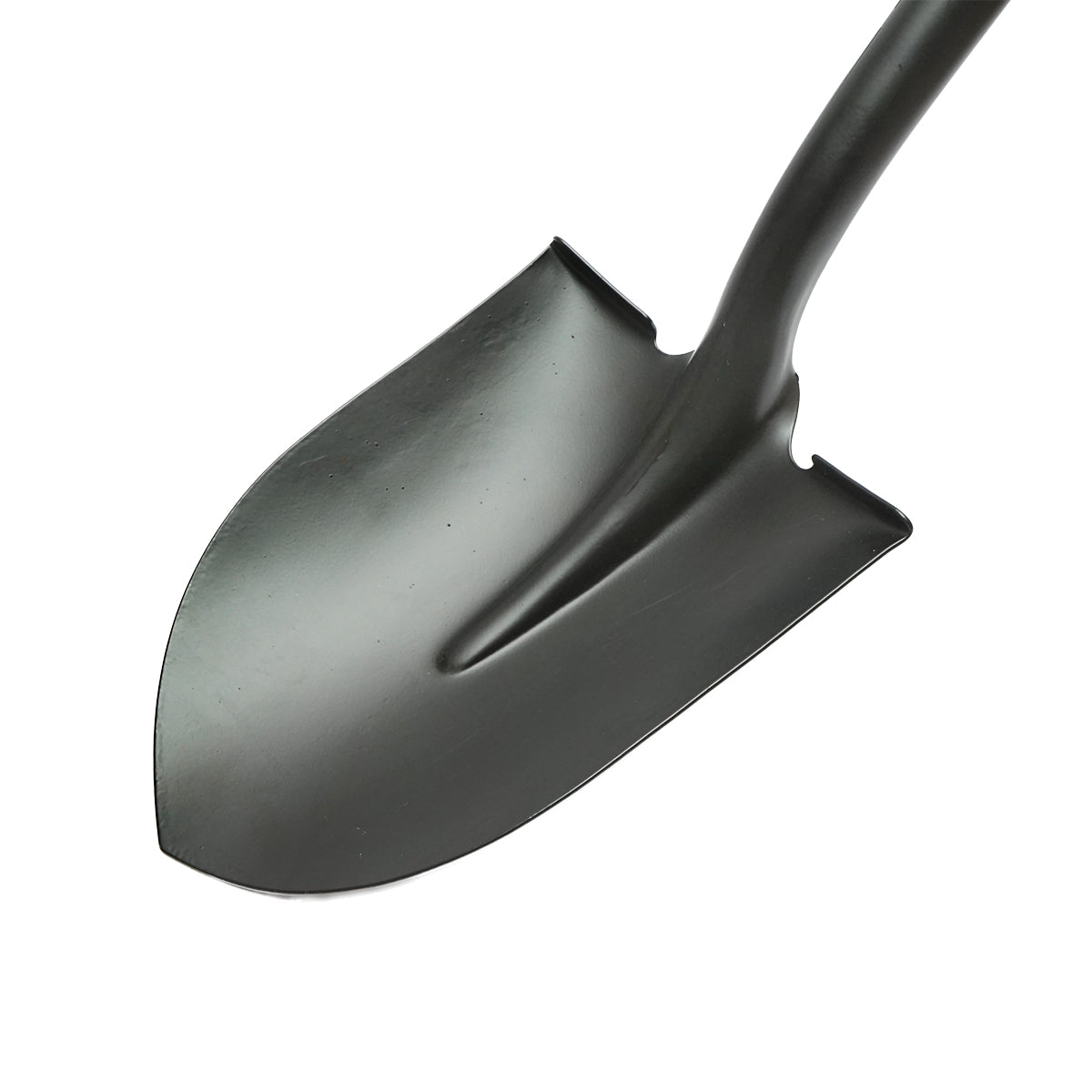 Pala in acciaio con punta affilata 21.5x29.5x120cm, con manico