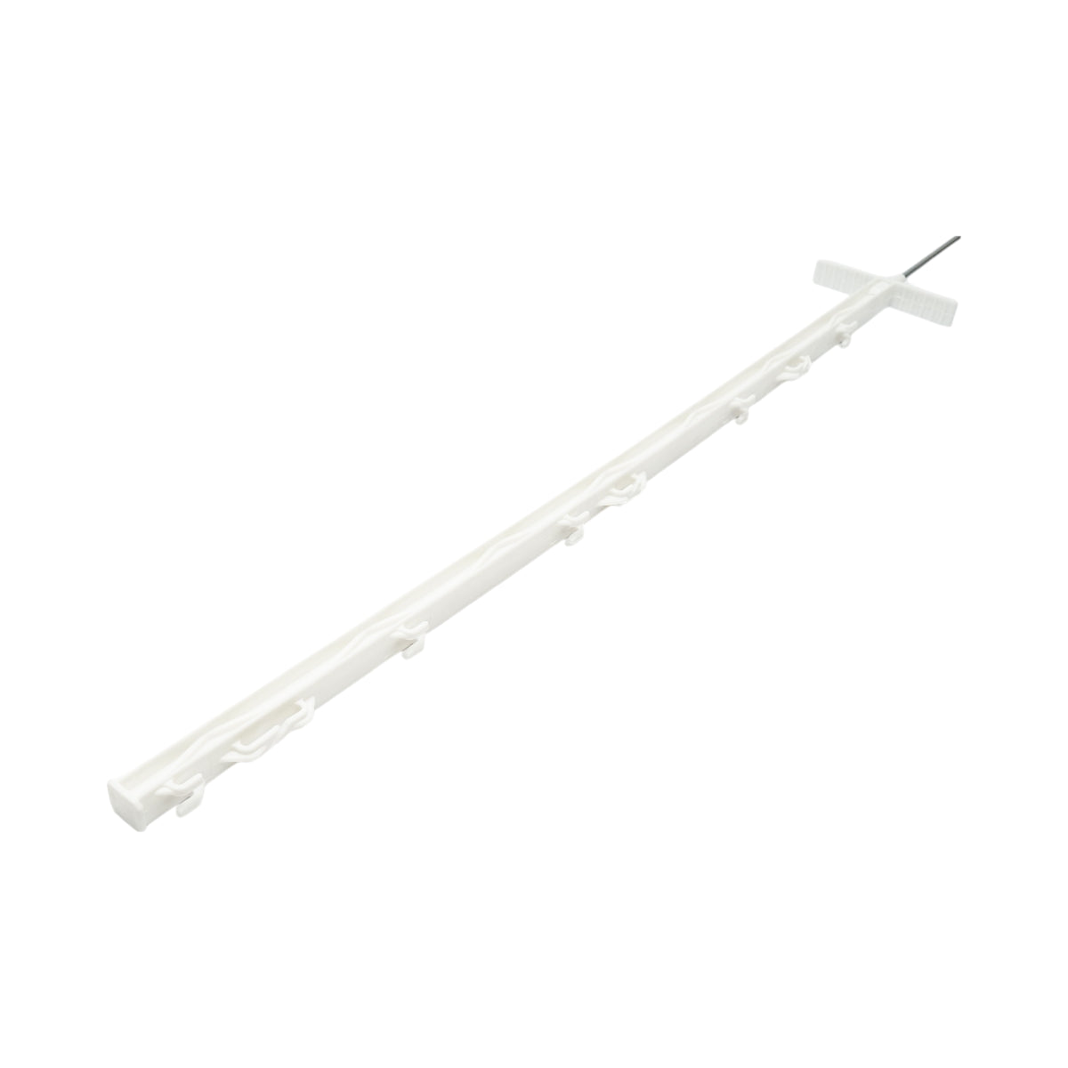 Palo in plastica bianca da 1050 mm per filo di recinzione elettrica Breckner Germany