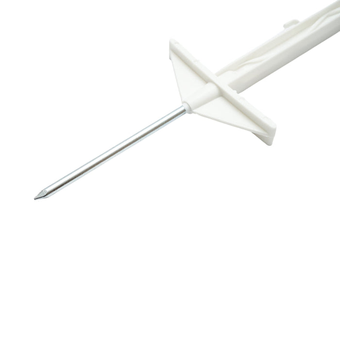Palo in plastica bianca da 1050 mm per filo di recinzione elettrica Breckner Germany