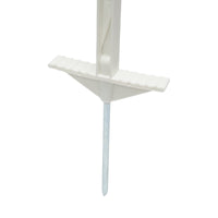 Palo in plastica bianca da 1050 mm per filo di recinzione elettrica Breckner Germany