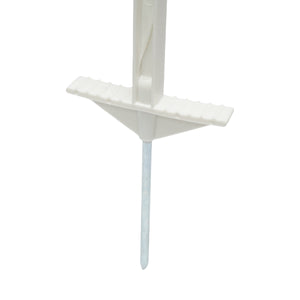 Palo in plastica bianca da 1050 mm per filo di recinzione elettrica Breckner Germany