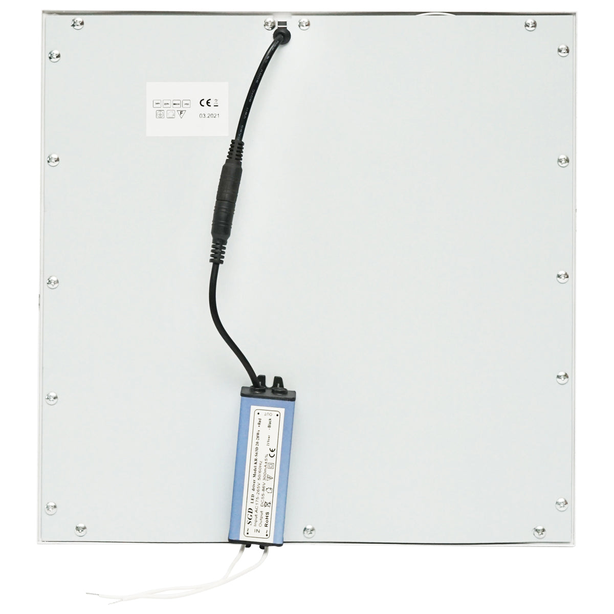 Pannello LED Slim 24W, 220V, 295x295x7mm per soffitto a cassettoni