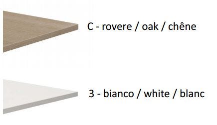 Armadio in melaminico con ante basse e serratura cm. 80x46x181h