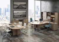 Armadio in melaminico con ante basse e serratura cm. 80x46x181h