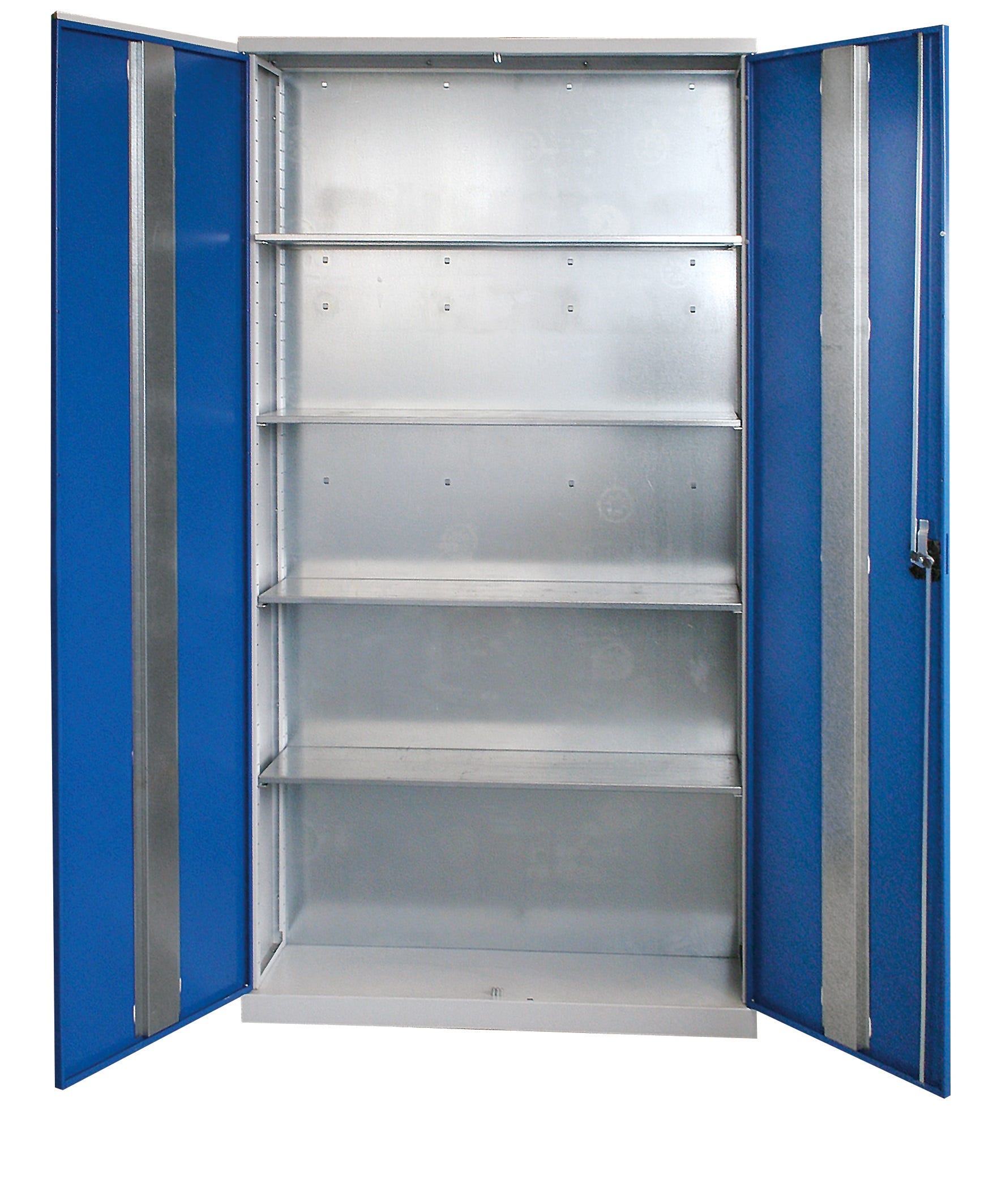 Armadio in metallo con ripiani regolabili da minuteria cm. 70x52x195h