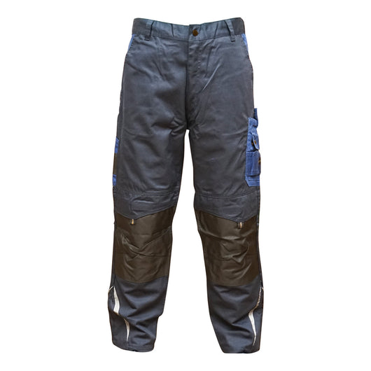 Pantaloni da lavoro in poliestere e cotone, blu navy, taglia M Breckner Germany.