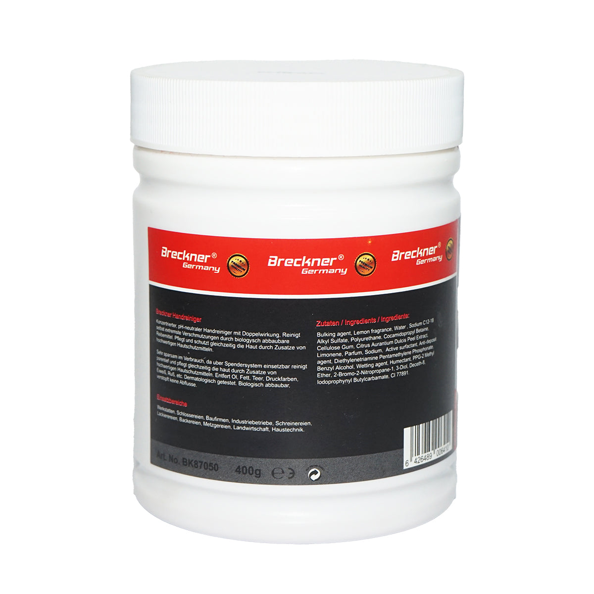 Pasta per lavare le mani, 400g, al limone.