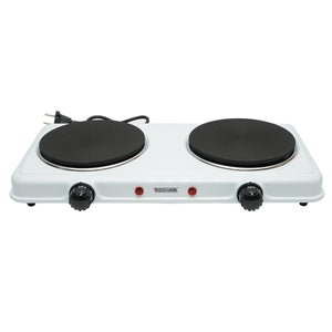 Piastra elettrica 220V, con 2 fornelli, 2000W, 470x250x70mm Piastra riscaldante