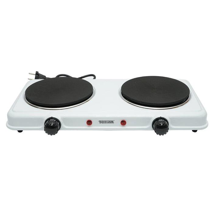 Piastra elettrica 220V, con 2 fornelli, 2000W, 470x250x70mm Piastra riscaldante