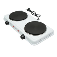 Piastra elettrica 220V, con 2 fornelli, 2000W, 470x250x70mm Piastra riscaldante