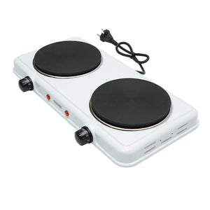 Piastra elettrica 220V, con 2 fornelli, 2000W, 470x250x70mm Piastra riscaldante