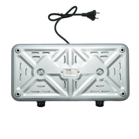 Piastra elettrica 220V, con 2 fornelli, 2000W, 470x250x70mm Piastra riscaldante