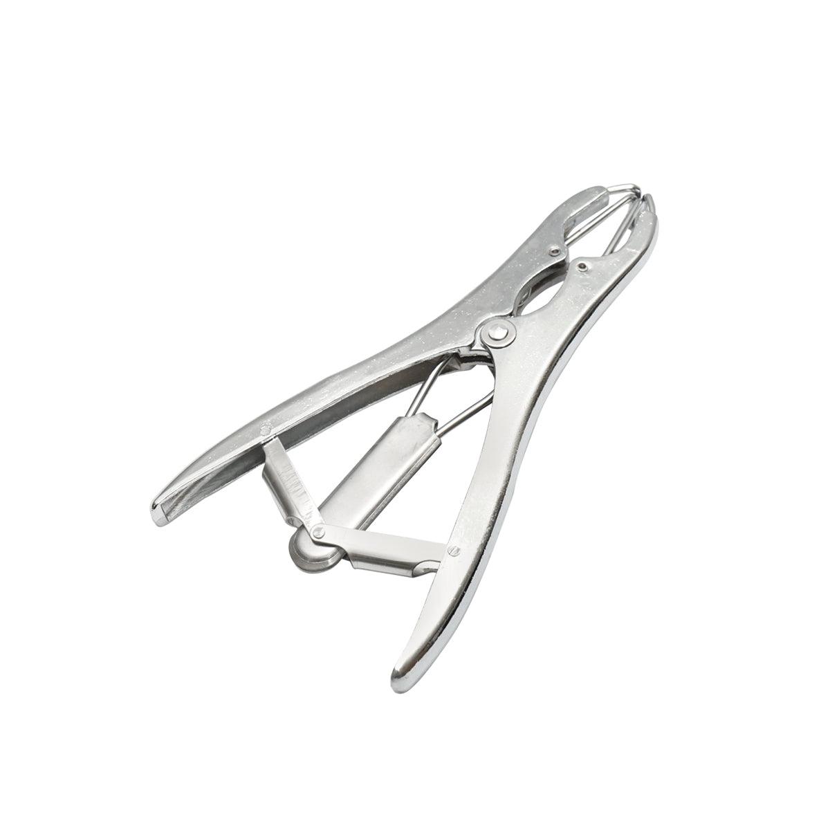 Pinza per castrazione bestiame con 100 anelli Pinza per castrazione per animali con 100 anelli in gomma