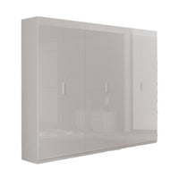 Armadio Pavese 6 ante battente bianco lucido