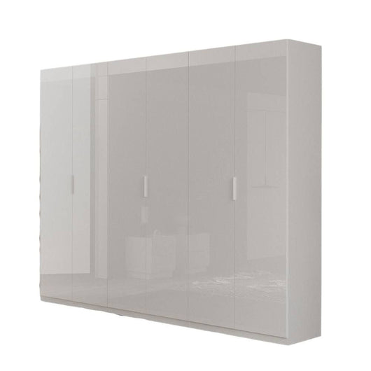 Armadio Pavese 6 ante battente bianco lucido