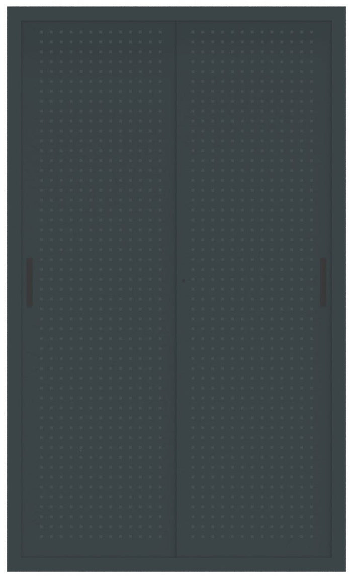 Armadio per archiviazione documenti da ufficio con ante forate cm. 120x37,5x200H