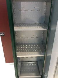 Armadio per fitofarmaci con ante battenti di lamiera zincoplastificata cm 100x45x200h