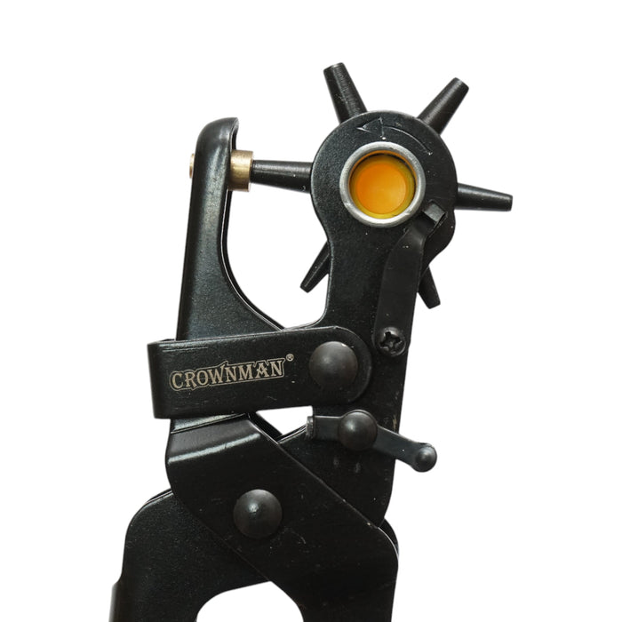 Pinza punzonatrice rotante Crownman da 225 mm a 6 teste, 2-4,5 mm