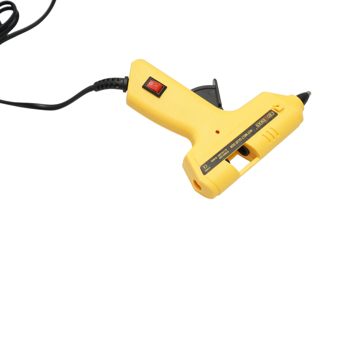 Pistola di incollaggio elettrica 20W, 220V per bastoncini di silicone, Crownman.