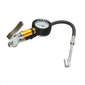 Pistola per gonfiaggio pneumatici dotata di manometro da 15 bar