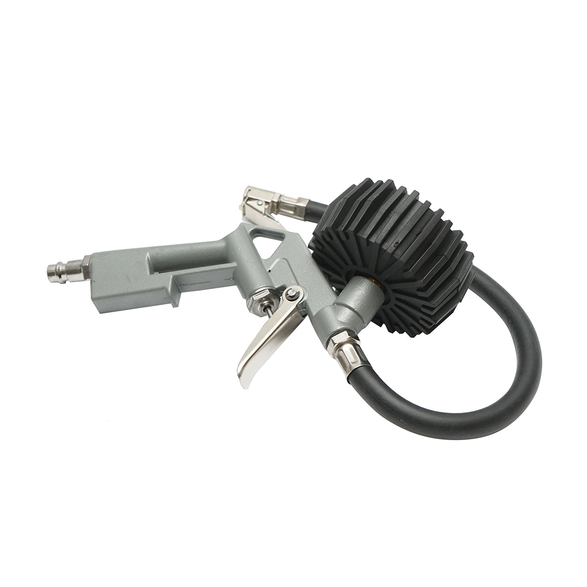 Pistola professionale per gonfiaggio pneumatici con tubo da 340 mm e manometro meccanico 0–16 bar