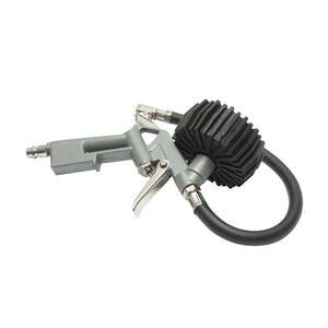 Pistola professionale per gonfiaggio pneumatici con tubo da 340 mm e manometro meccanico 0–16 bar