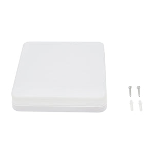Plafoniera LED 24W, 220V, IP20, 180 mm, apparecchio quadrato resistente all'umidità per interni/esterni