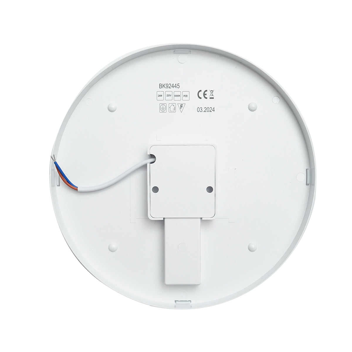 Plafoniera LED 24W, 220V, IP20, 180 mm, lampada rotonda resistente all'umidità per interni/esterni