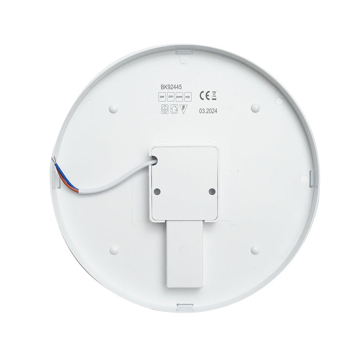 Plafoniera LED 24W, 220V, IP20, 180 mm, lampada rotonda resistente all'umidità per interni/esterni