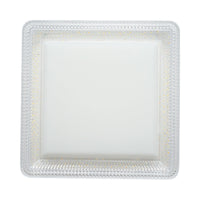 Plafoniera LED 36W, 220V, luce regolabile 3CCT 3000K/4000K/6500K, corpo quadrato 230x230x40mm, IP20