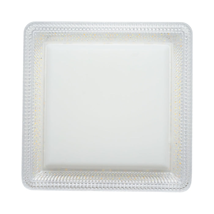 Plafoniera LED 36W, 220V, luce regolabile 3CCT 3000K/4000K/6500K, corpo quadrato 230x230x40mm, IP20