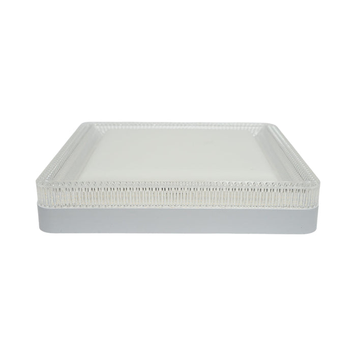 Plafoniera LED 36W, 220V, luce regolabile 3CCT 3000K/4000K/6500K, corpo quadrato 230x230x40mm, IP20