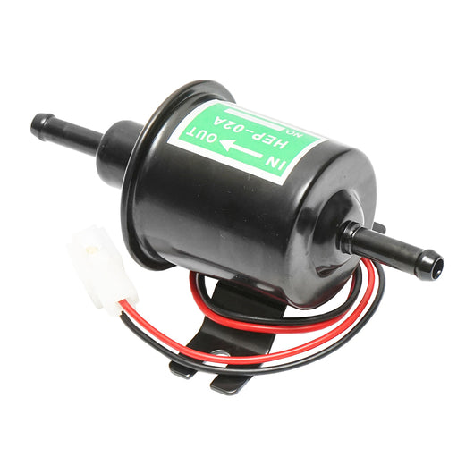 Pompa Carburante elettrica universale HEP per diesel/benzina, con filtro incorporato, 12V/02A