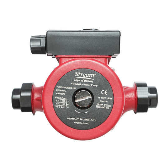 Pompa di ricircolo acqua 220V, 245W portata 110L/min, altezza 8m, raccordo 1 1/2 pollice SXR25/8G-180 Breckner Germany