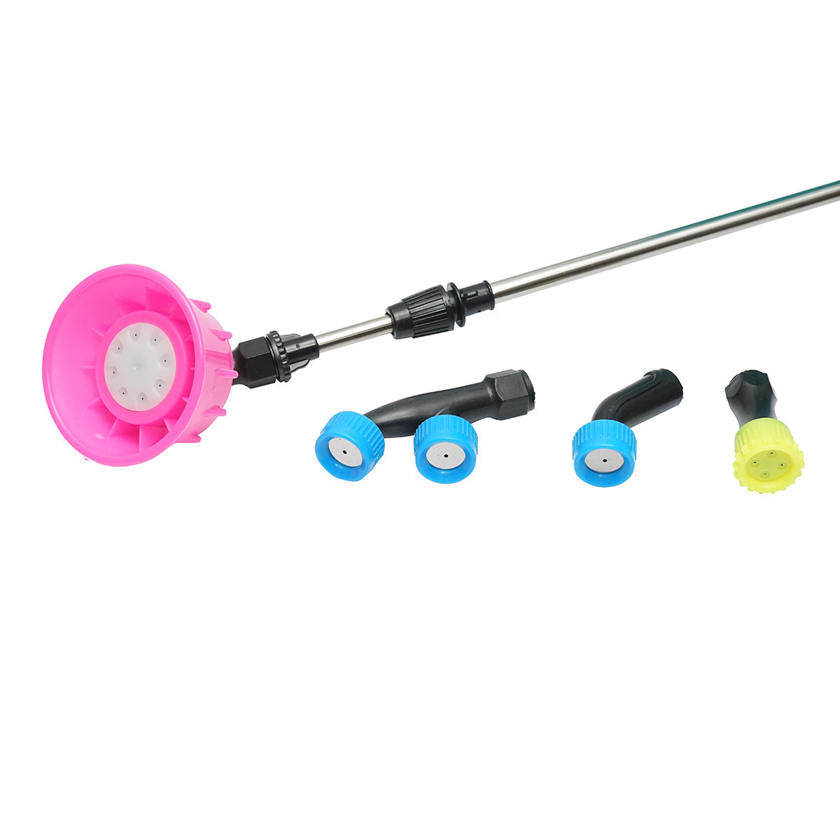 Pompa di spruzzatura, vermorel elettrico con serbatoio da 20L, batteria 12V/8Ah, 4 ugelli, portata 4 l/min, pressione 6.8 bar THOR