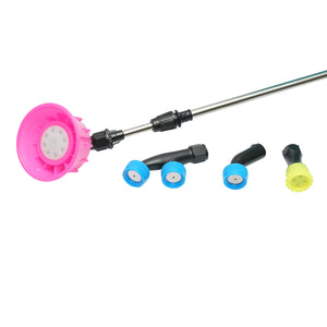 Pompa di spruzzatura, vermorel elettrico con serbatoio da 20L, batteria 12V/8Ah, 4 ugelli, portata 4 l/min, pressione 6.8 bar THOR