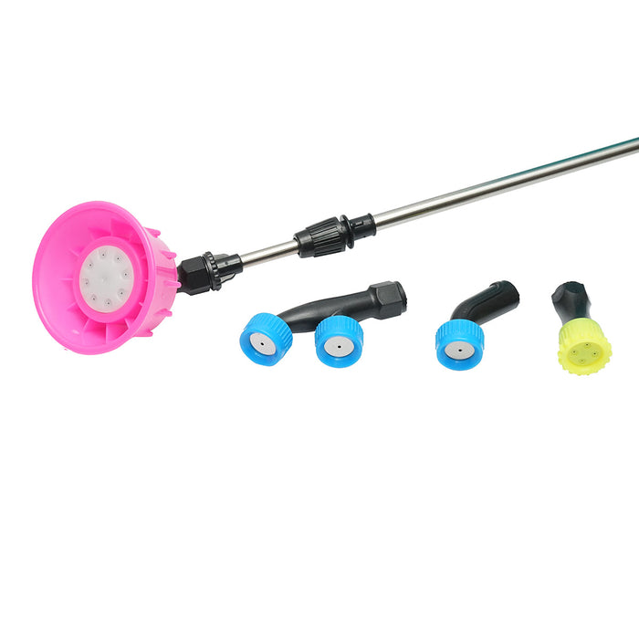 Pompa di spruzzatura, vermorel elettrico con serbatoio da 20L, batteria 12V/8Ah, 4 ugelli, portata 4 l/min, pressione 6.8 bar THOR