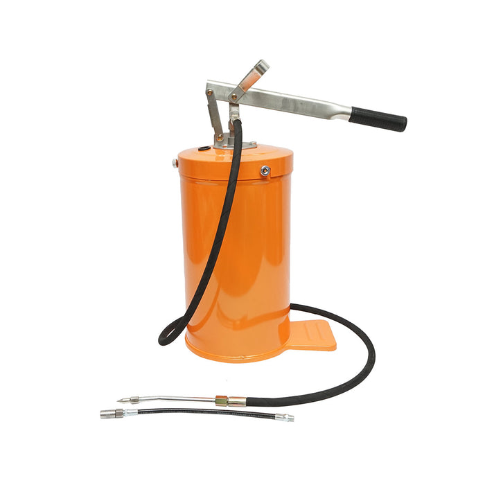 Pompa manuale per grasso da 20 Kg con tubo da 1,5 m 3500 PSI Breckner Germany