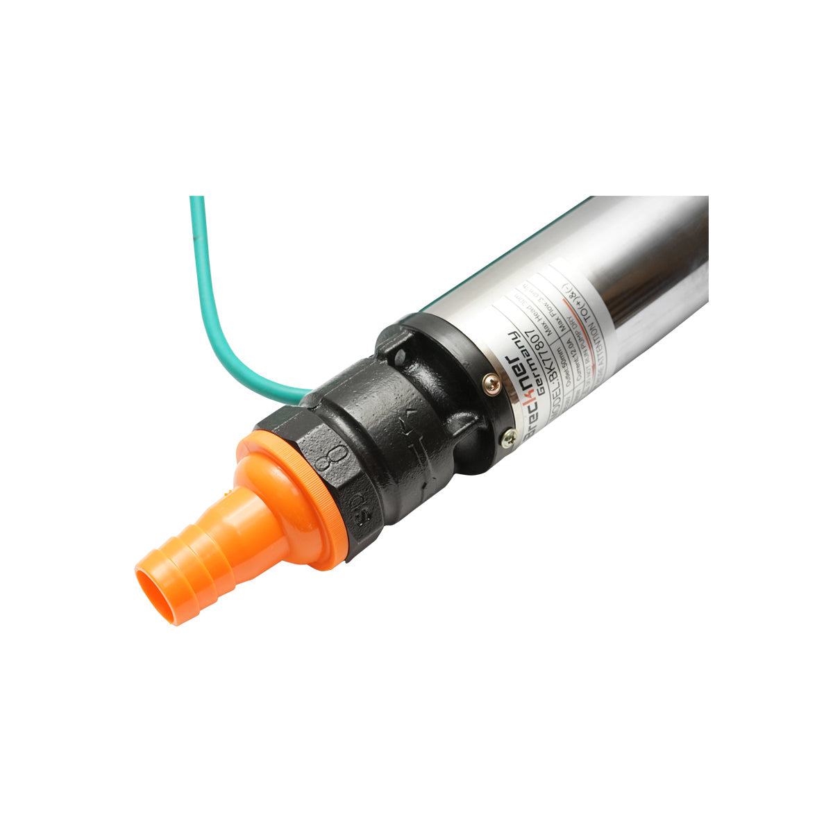 Pompa sommersa 300W, 36V, 3m3/h, 80mm per pannello solare fotovoltaico Breckner Germany.