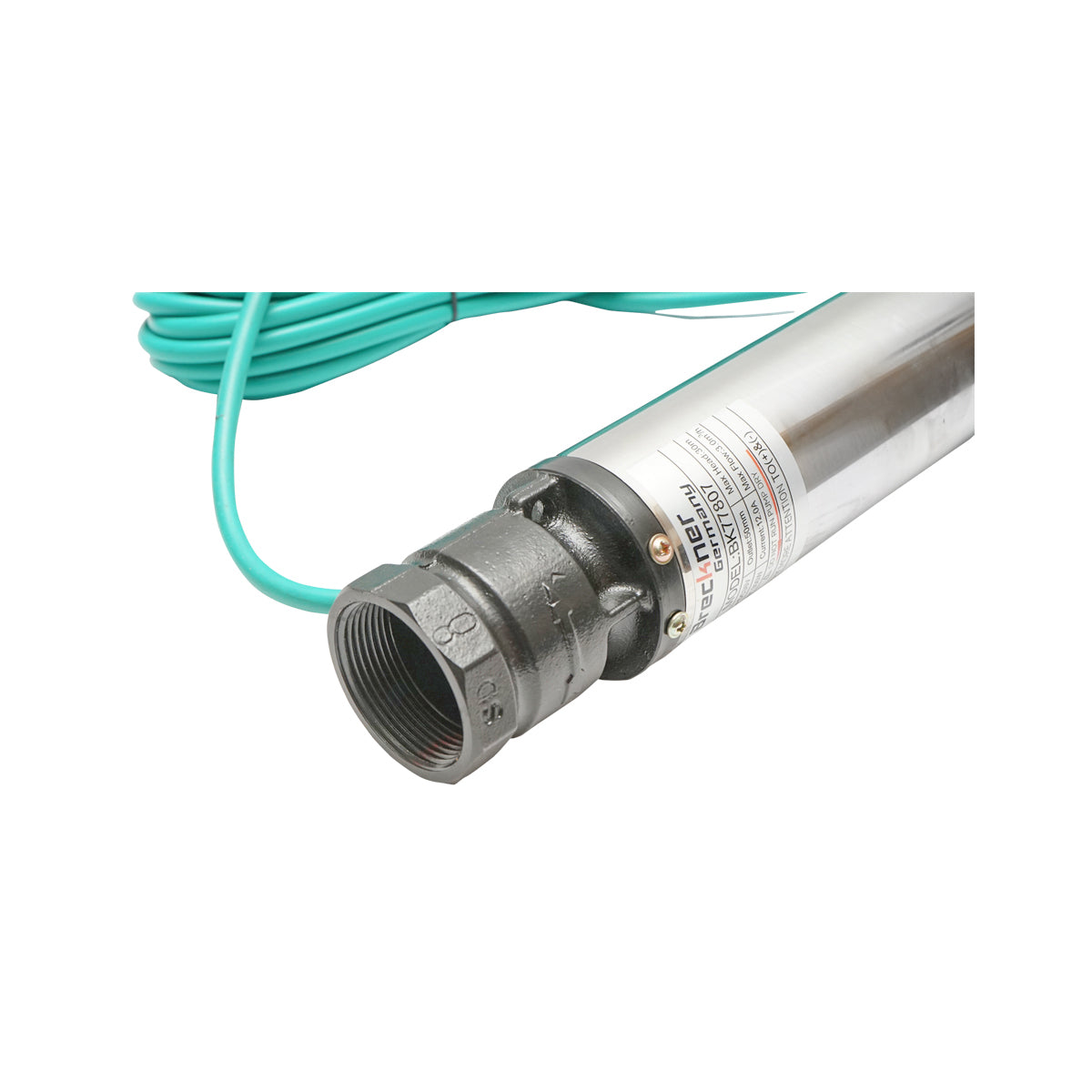 Pompa sommersa 300W, 36V, 3m3/h, 80mm per pannello solare fotovoltaico Breckner Germany.