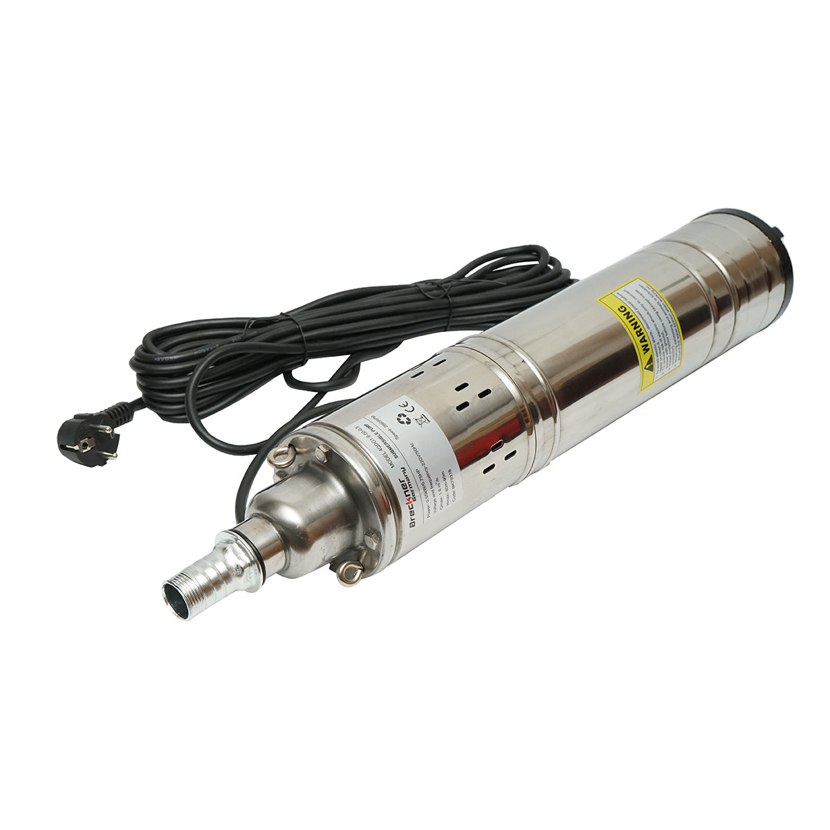 Pompa sommersa 550W/0.75HP, 220V, D100mm, 30 l/min, 1.8 m³/h, H80-90m, 2860 rpm 4QDG1.8-50-0.5 Breckner Germany