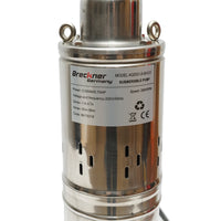 Pompa sommersa 550W/0.75HP, 220V, D100mm, 30 l/min, 1.8 m³/h, H80-90m, 2860 rpm 4QDG1.8-50-0.5 Breckner Germany