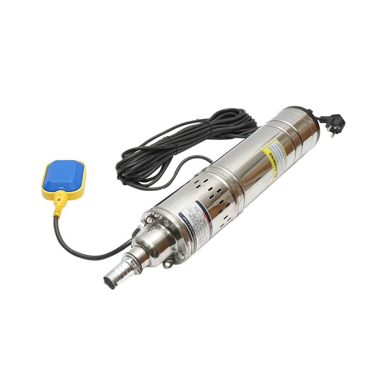 Pompa sommersa con galleggiante 370W, 30L/min H80m, 220V, 2850 giri/min IPX8 Breckner Germany