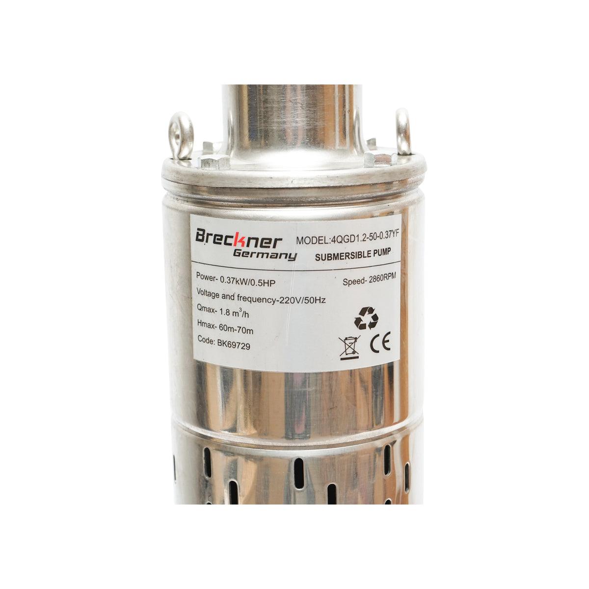 Pompa sommersa, 30 l/min, 60-70 m, 370 W, 220 V, galleggiante, acciaio inossidabile, 10 m cavo, 95 mm, pompa per acqua chiara