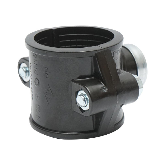 Presa a staffa 50mm X 1/2", PN16, per sistemi di irrigazione Raccordo Morsetto di connessione a compressione