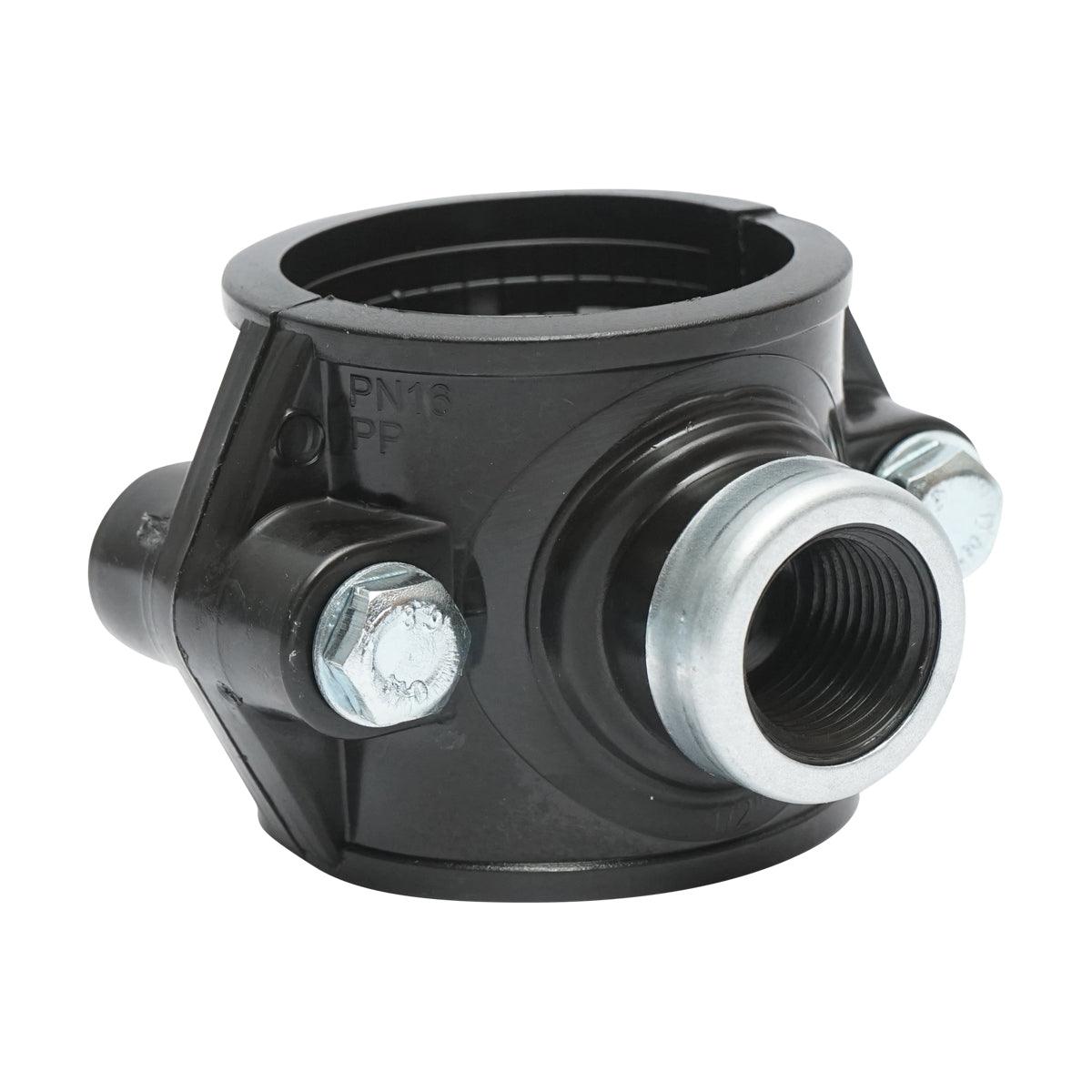 Presa a staffa 50mm X 1/2", PN16, per sistemi di irrigazione Raccordo Morsetto di connessione a compressione