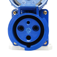 Presa industriale monofase 63A, 250V, IP67, 6H Suntree